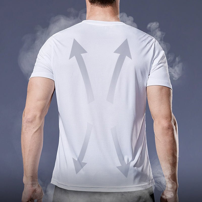 Camiseta Dry Fit Academia Branca e Preta - DAZE MODAS